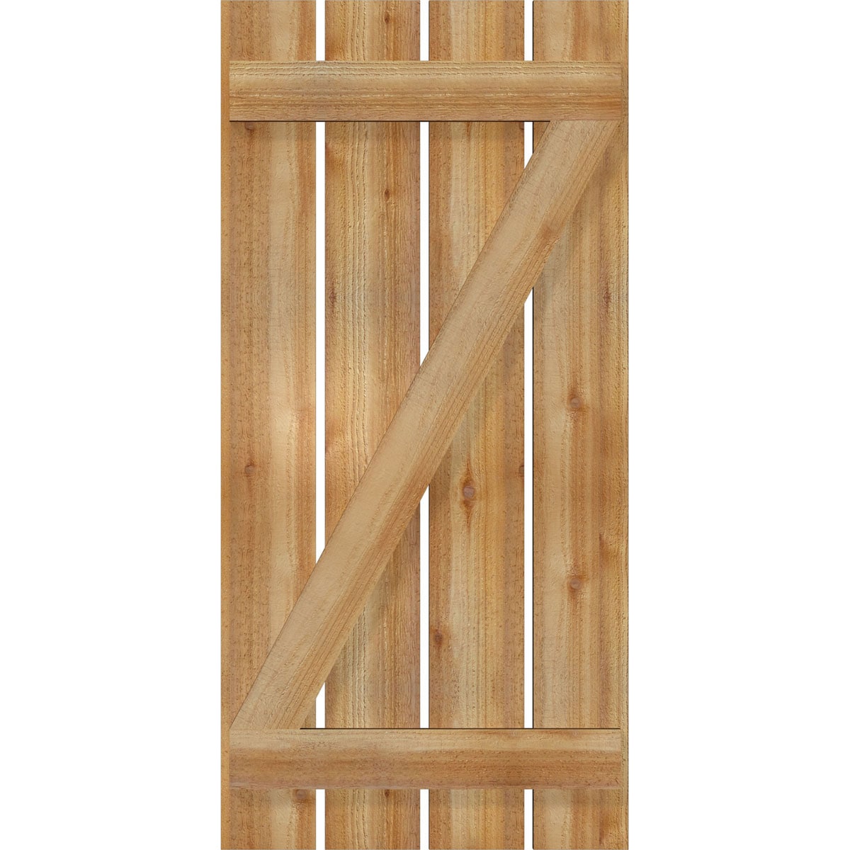 Ekena Millwork RBS06Z23X048RWR Exterior-Shutters - View #5
