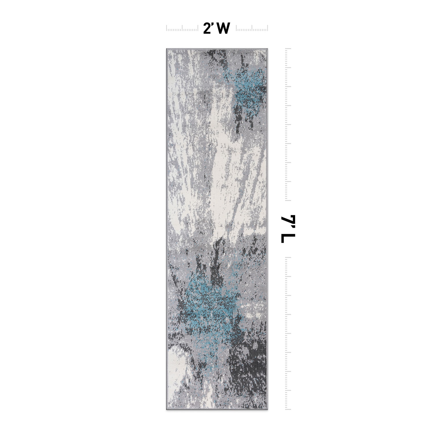 World Rug Gallery 2094BLUE2X7 rugs - View #2