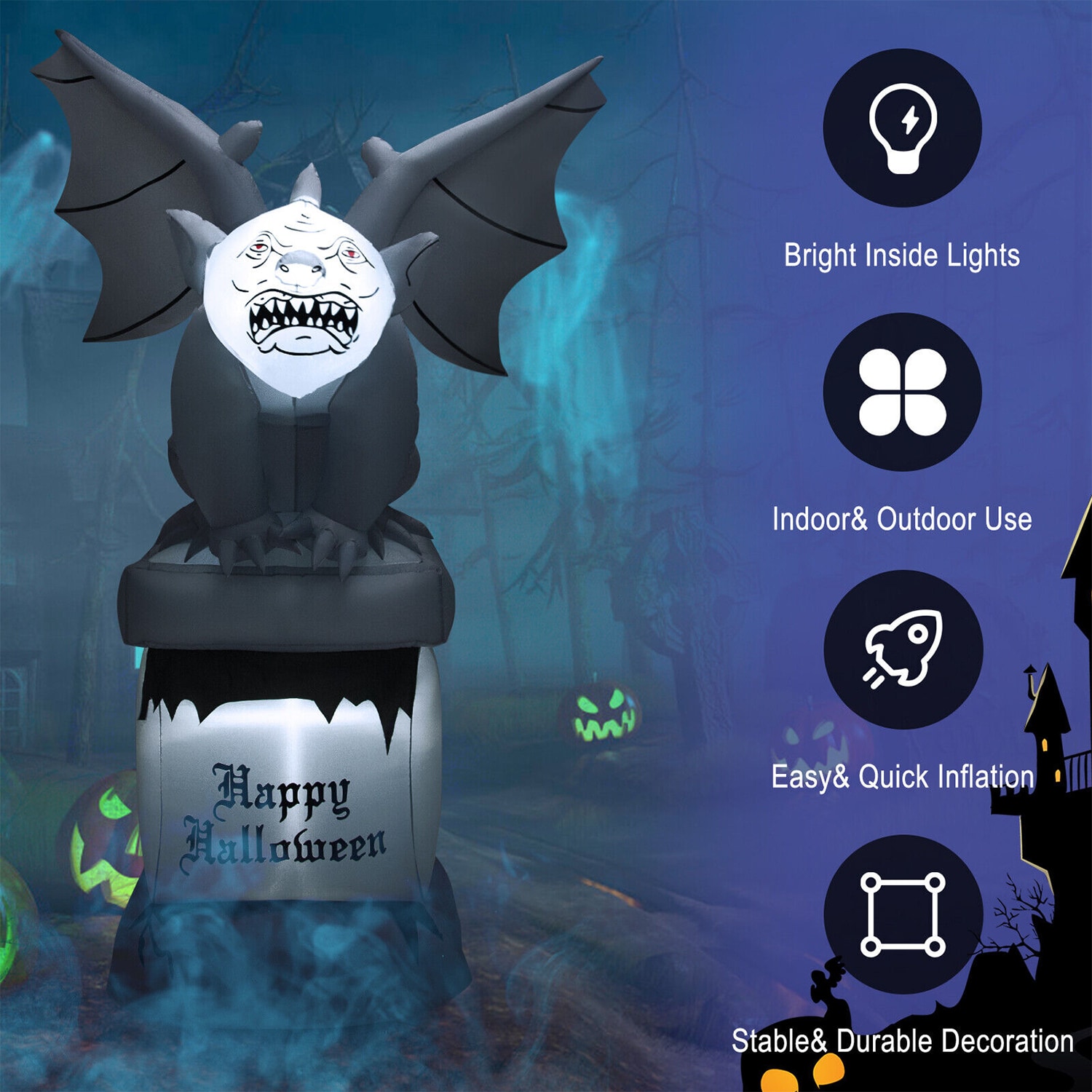 WELLFOR TX-HGY-10012US Outdoor-Halloween-Decor - View #4