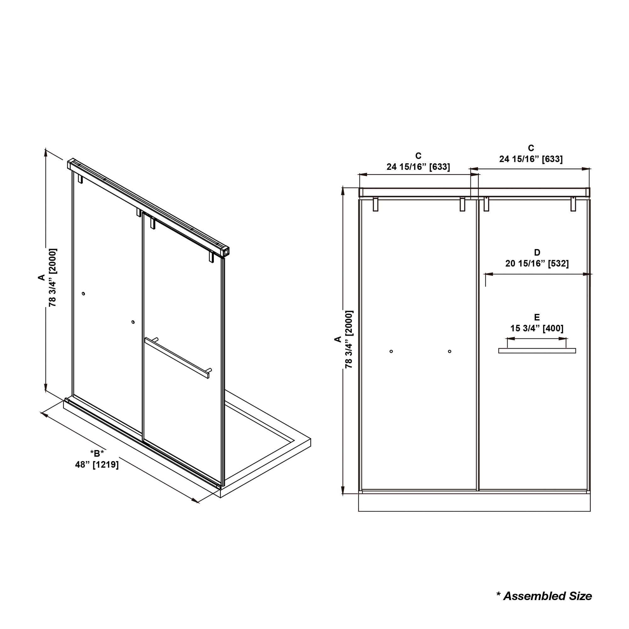 OVE Decors TOLEDO-SC-48GP-SN Shower-Doors - View #15