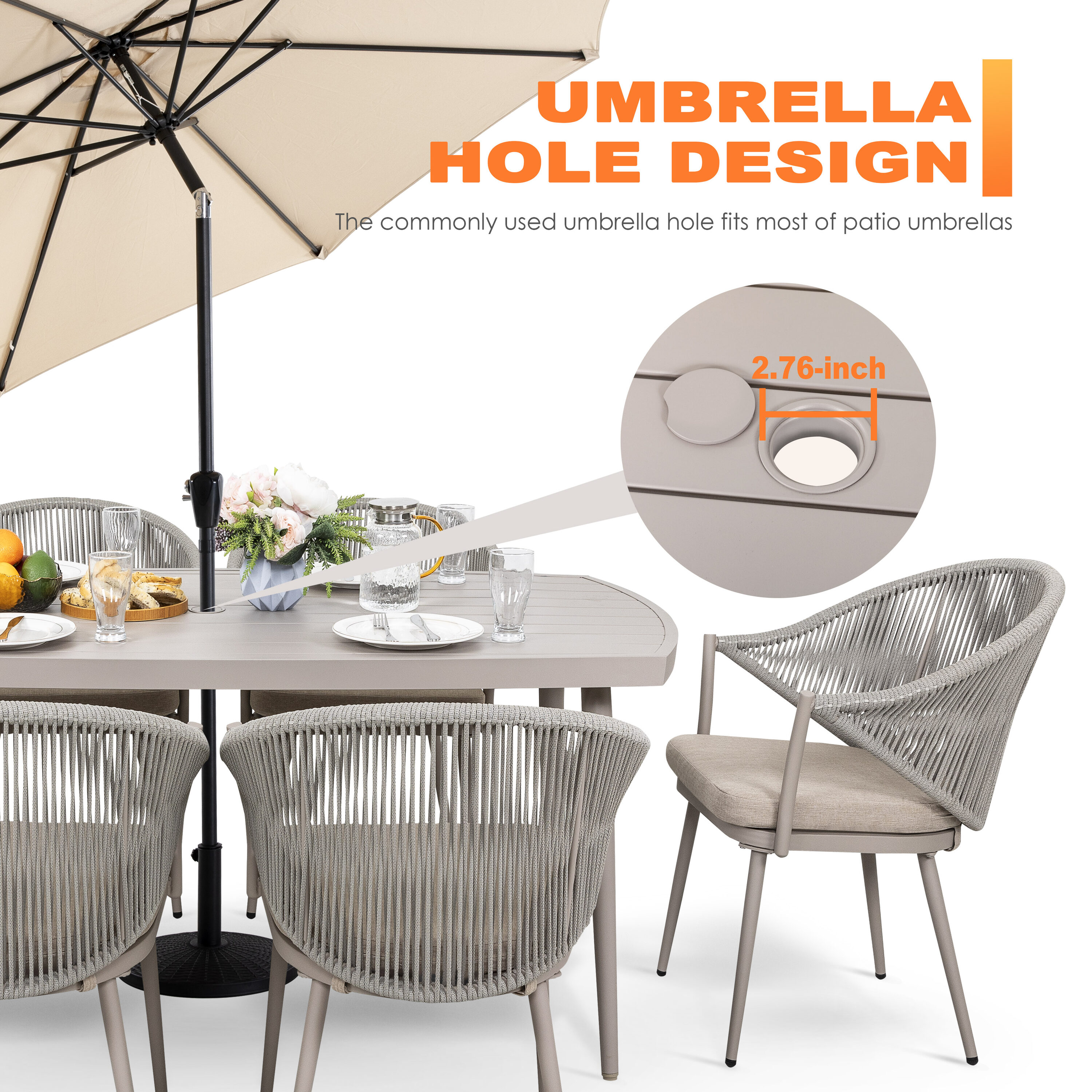 Nuu Garden TA109-KF Patio-Tables - View #3