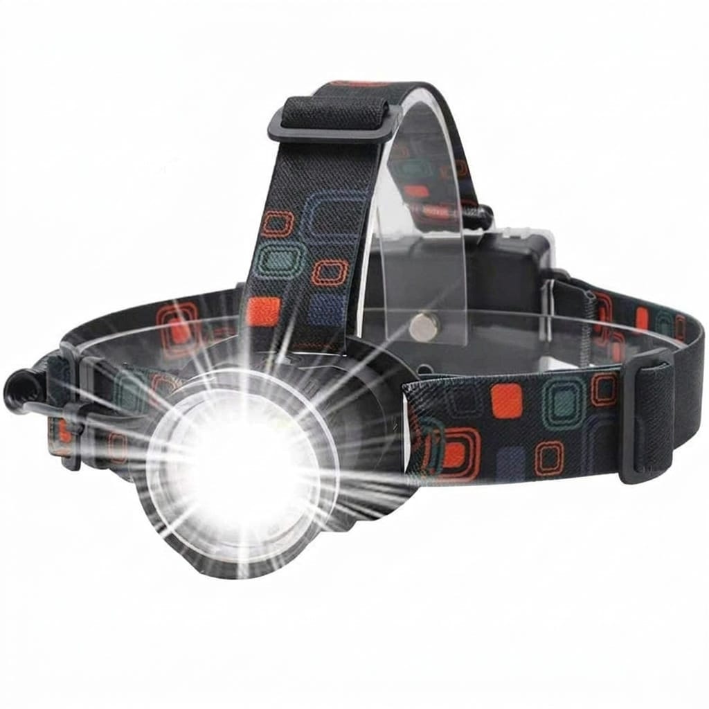 Vrbgify Super Bright LED Headlamp Adjustable 3 Modes IPX4 Waterproof Lightweight Headlight for Running Camping Hiking Hands Free 1 Piece #LVG0427P46