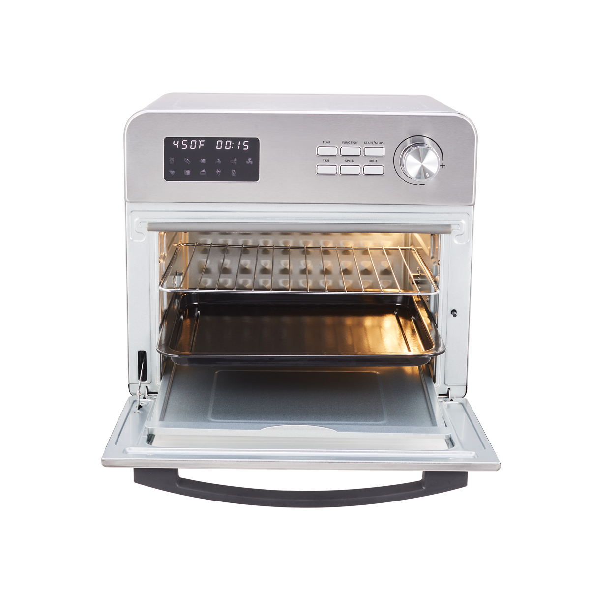 Geek Chef Air Fryer Toaster Oven 24.5Qt Rotisserie Dehydrator 7-in