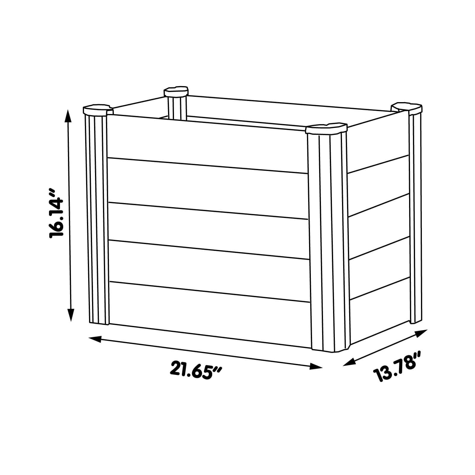 The Organic Garden Co. AB1314 Raised-Garden-Beds - View #8