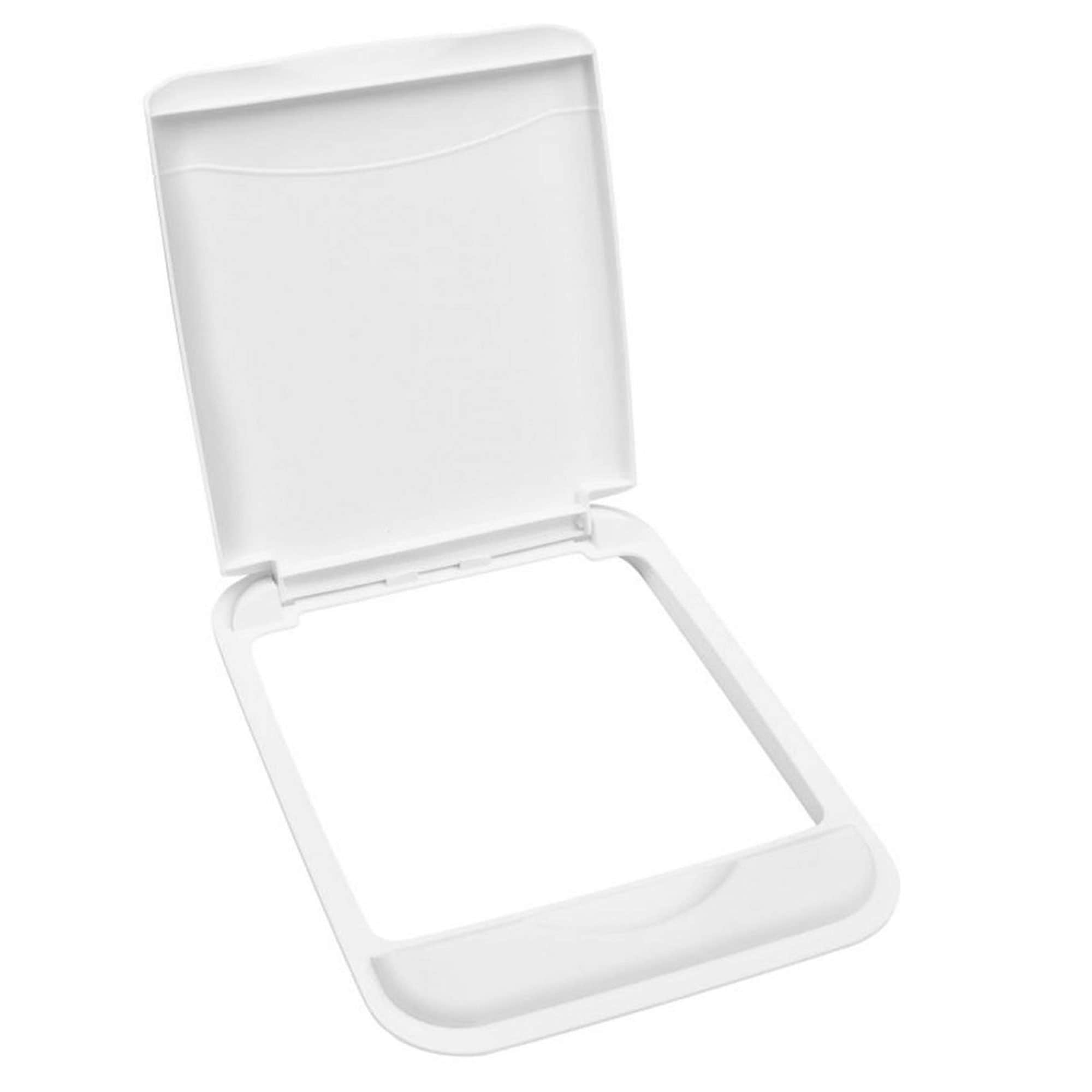 Rev-a-shelf Accessories Lids for Polymer Waste Containers, Size: 35-qt, White