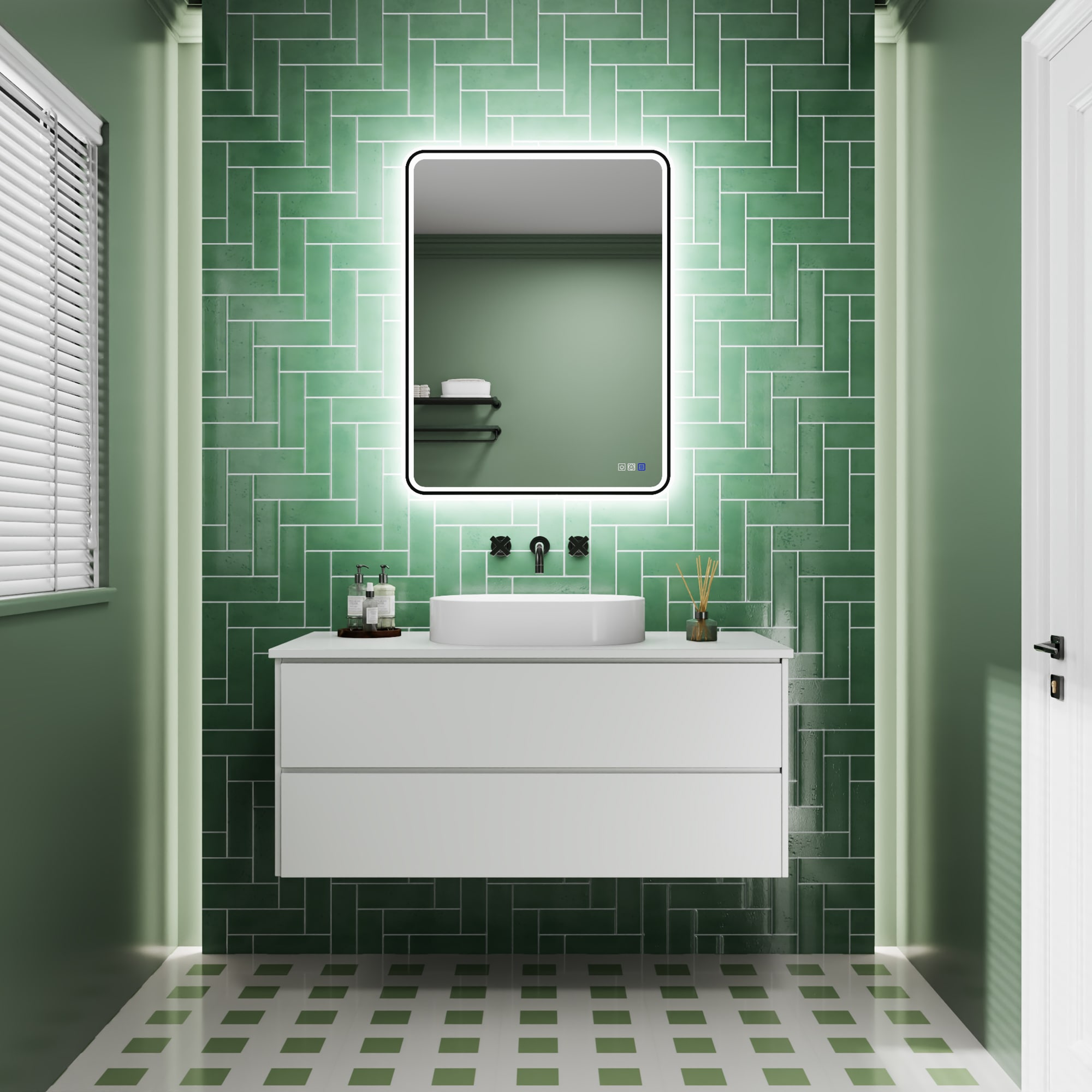 ExBrite EXBMV82836 Framed-Bath-Mirrors - View #17