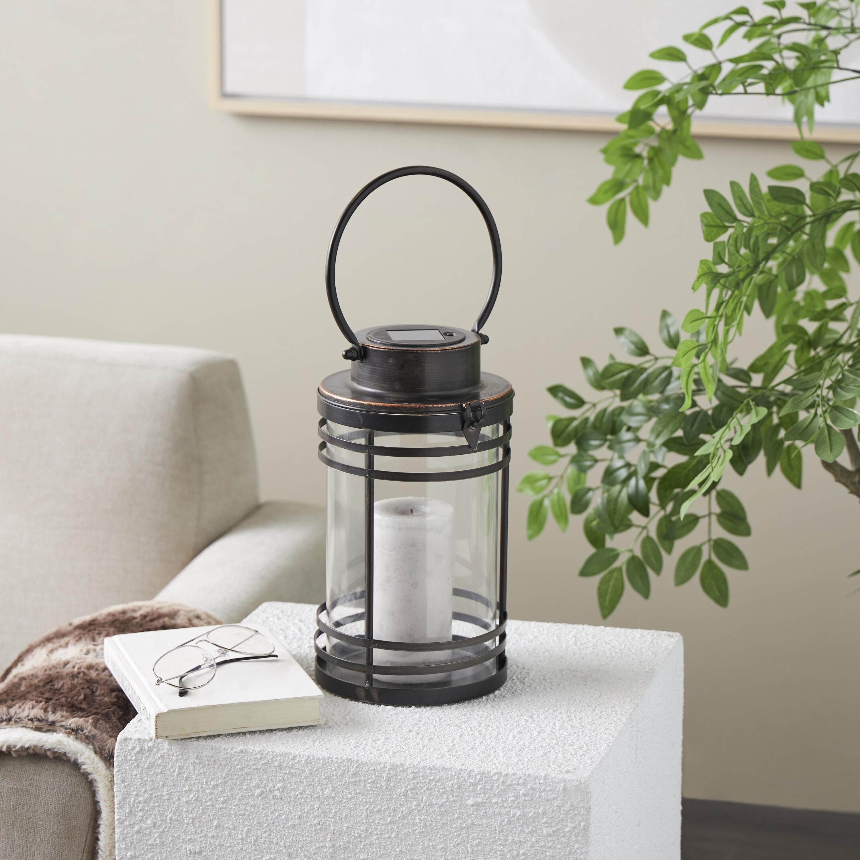 Grayson Lane 823072 1 Candle Metal Lantern Candle Holder