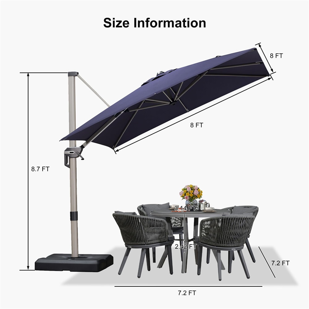 PURPLE LEAF LS01HLRS08-NB Umbrellas-2 - View #7
