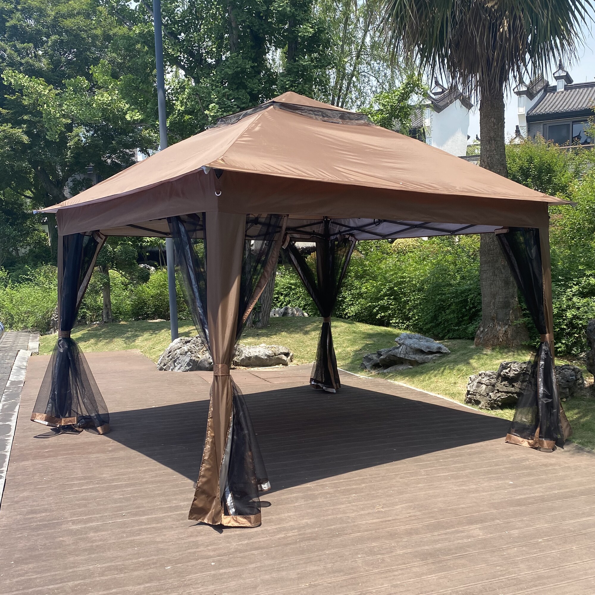 CESICIA GA-ZT-17 Wood-Resin-Gazebos - View #2