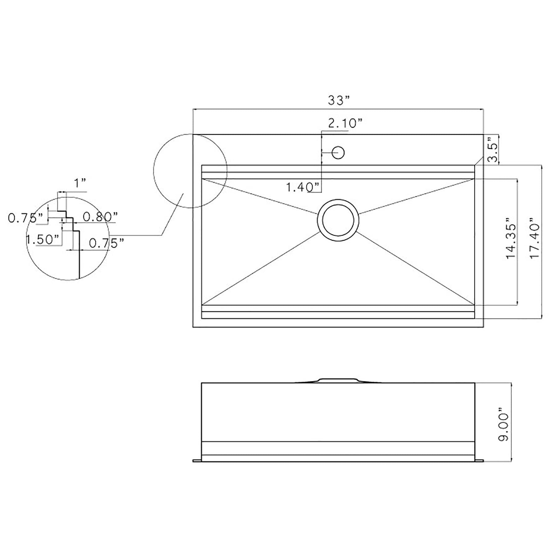 AKDY KS0371 Kitchen-Sinks - View #7