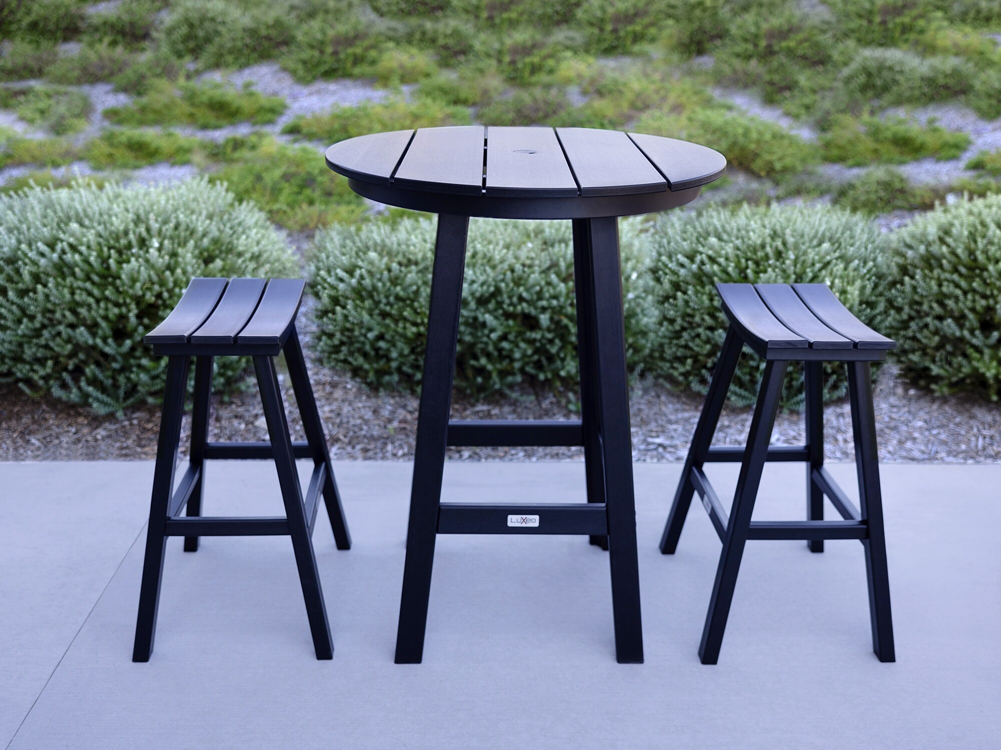 LuXeo 1660-BLK2-RDT Patio-Dining-Sets - View #2