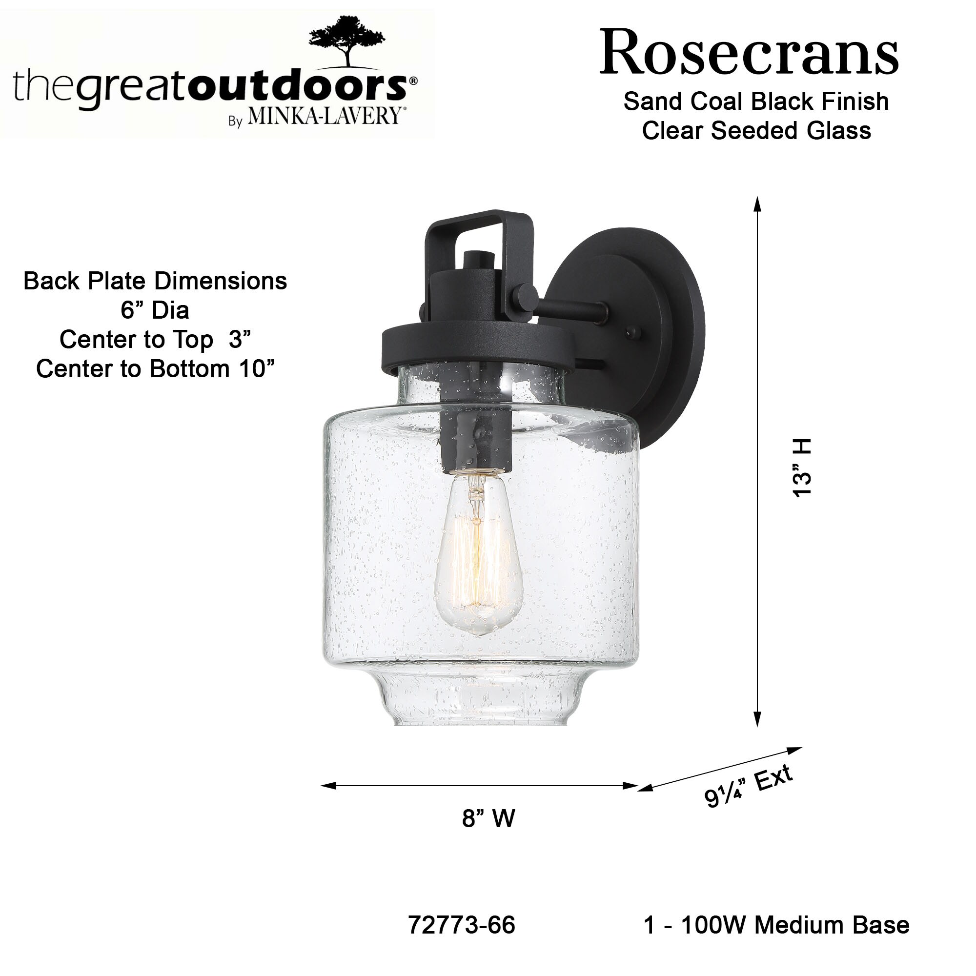 Minka Lavery 72773-66 Outdoor-Wall-Lighting - View #5