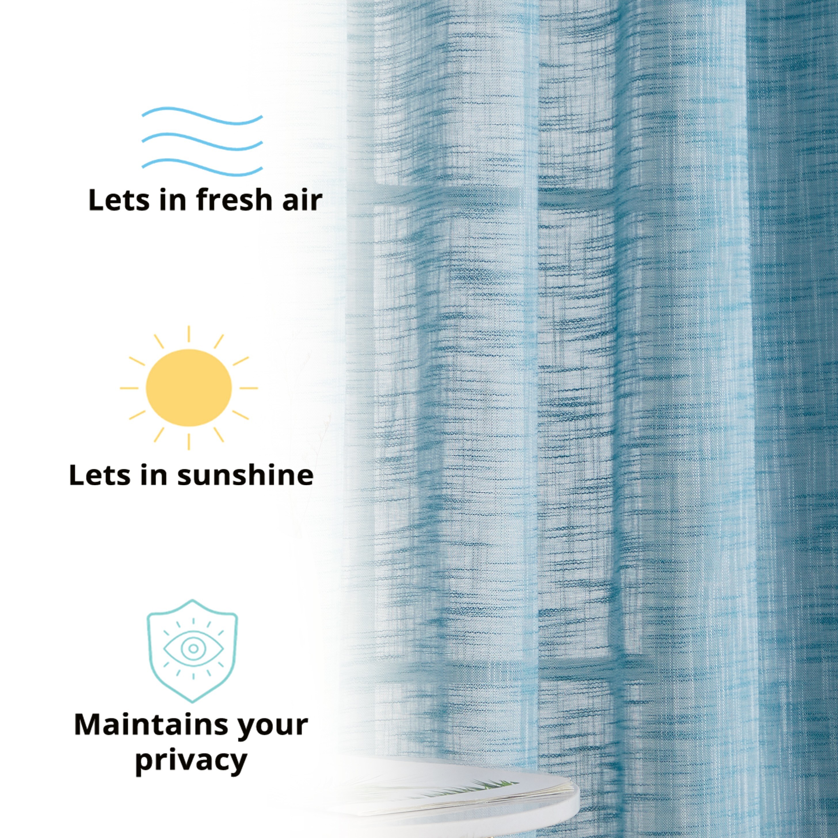 HLC.me MAD-LNGR-TEAL72 curtains - View #4