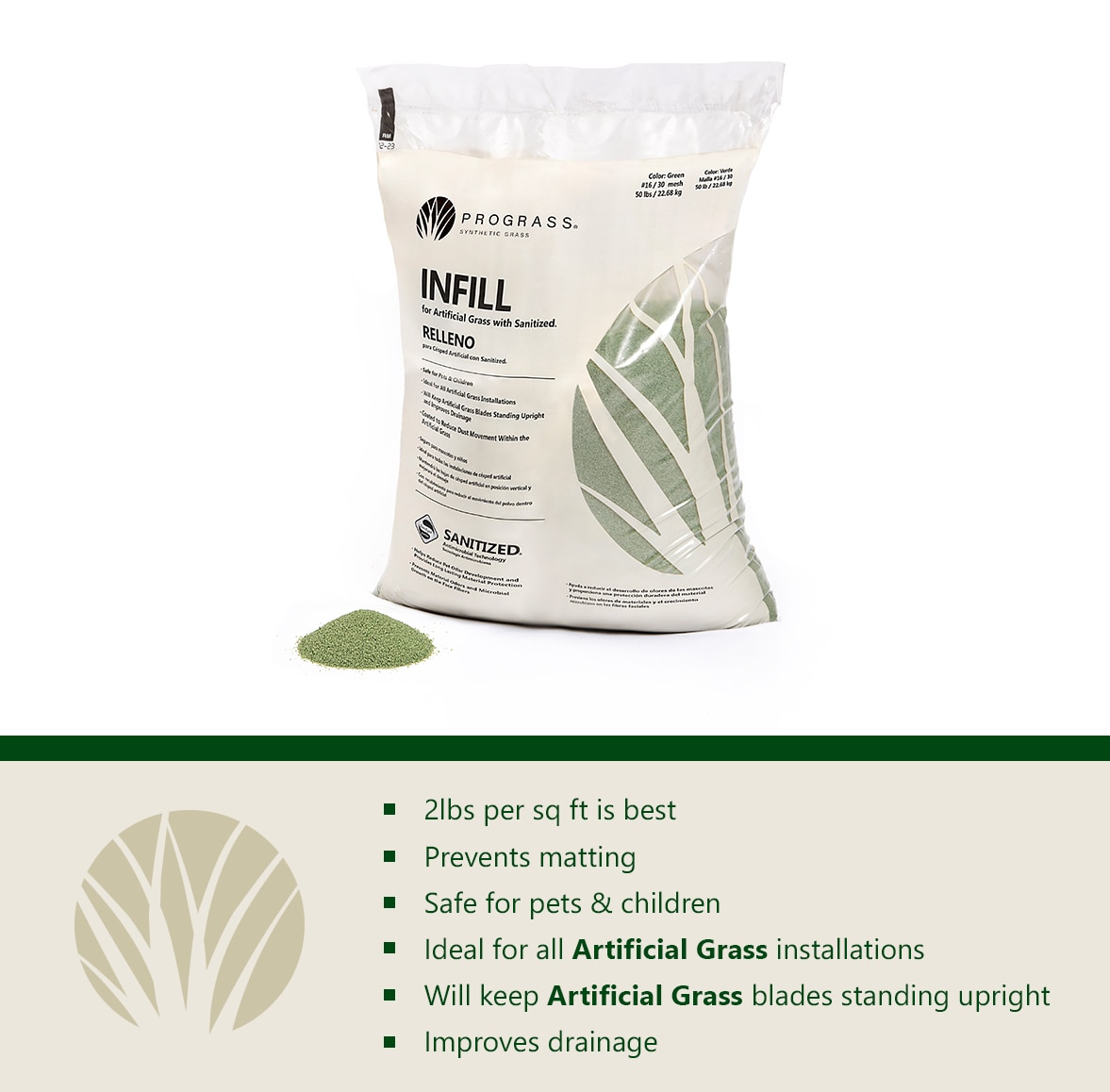 Silica Sand Infill – Golf – 30/65 – 50Lb Bag  Artificial Grass, Putting  Greens, Astro Turf & Ivy Plant in West Palm Beach