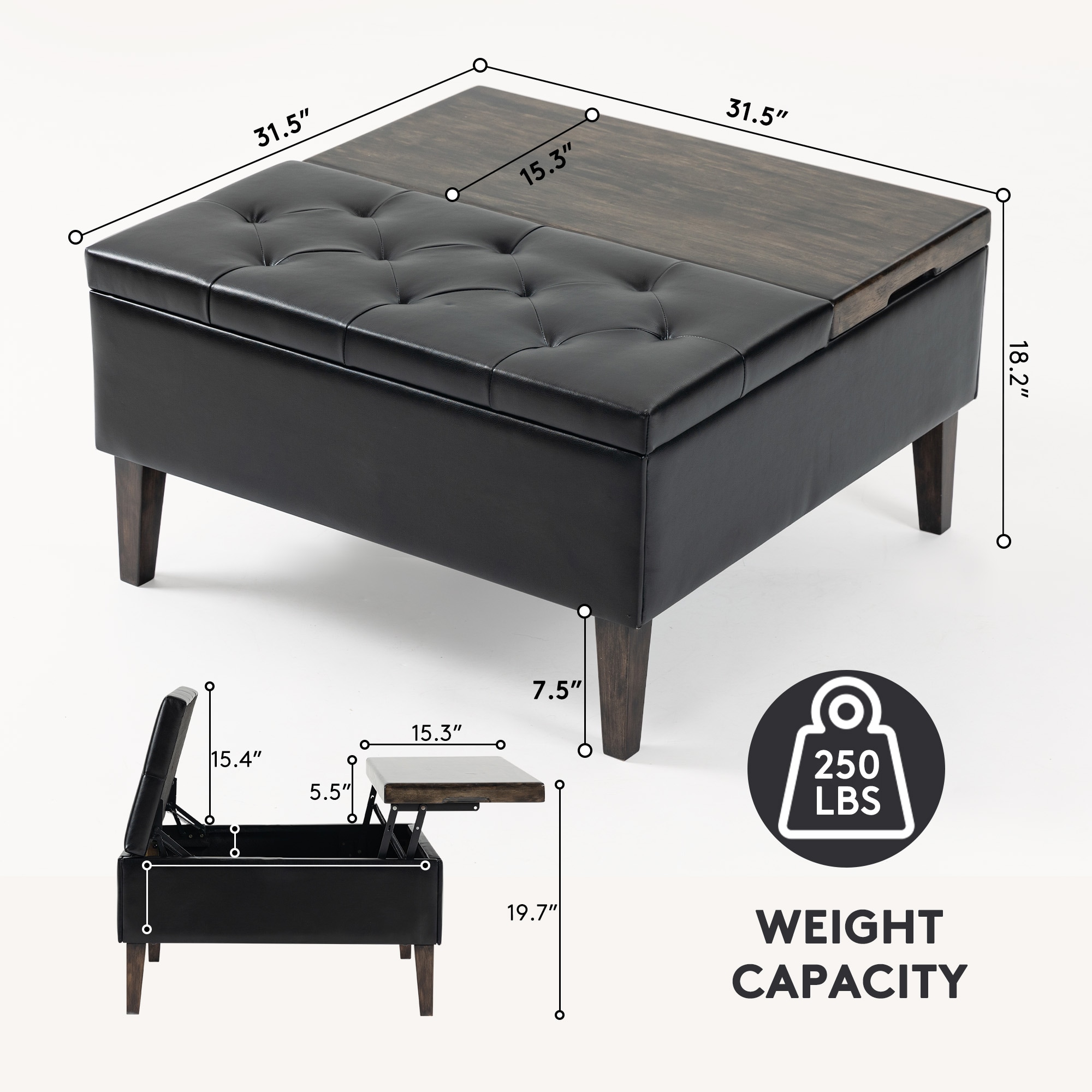 VOUA SAF-MEJSSF-BE Indoor-Ottomans - View #8