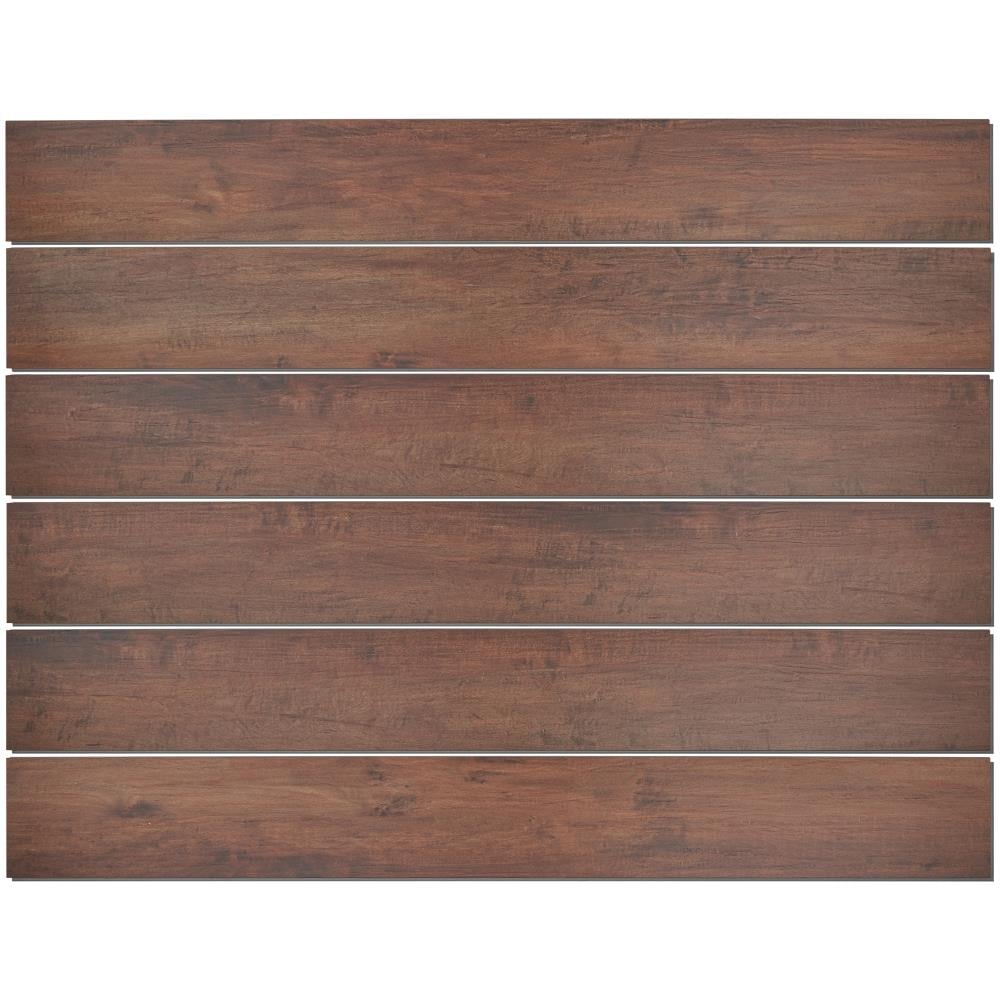 Maple Woodside 20 MIL 7.2 in. x 60 in. Click Lock Waterproof Luxury Vinyl  Plank Flooring (23.9 sq. ft./case)