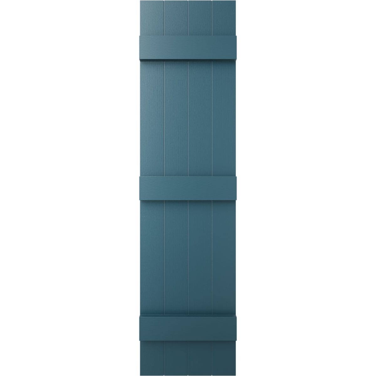 Ekena Millwork LJ4S14X07100MB 14-in W x 71-in H Midnight Blue Board and batten Exterior Shutters ( 2 -Pack )