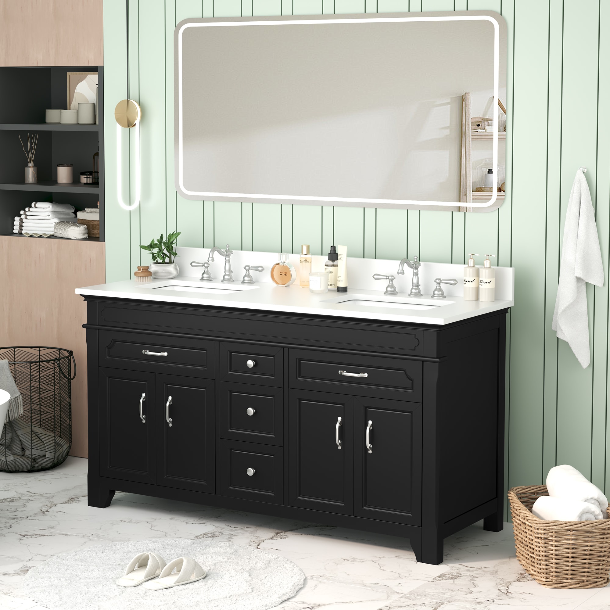 JEAREY 42YSG-WT Bath-Vanity-Combo - View #2