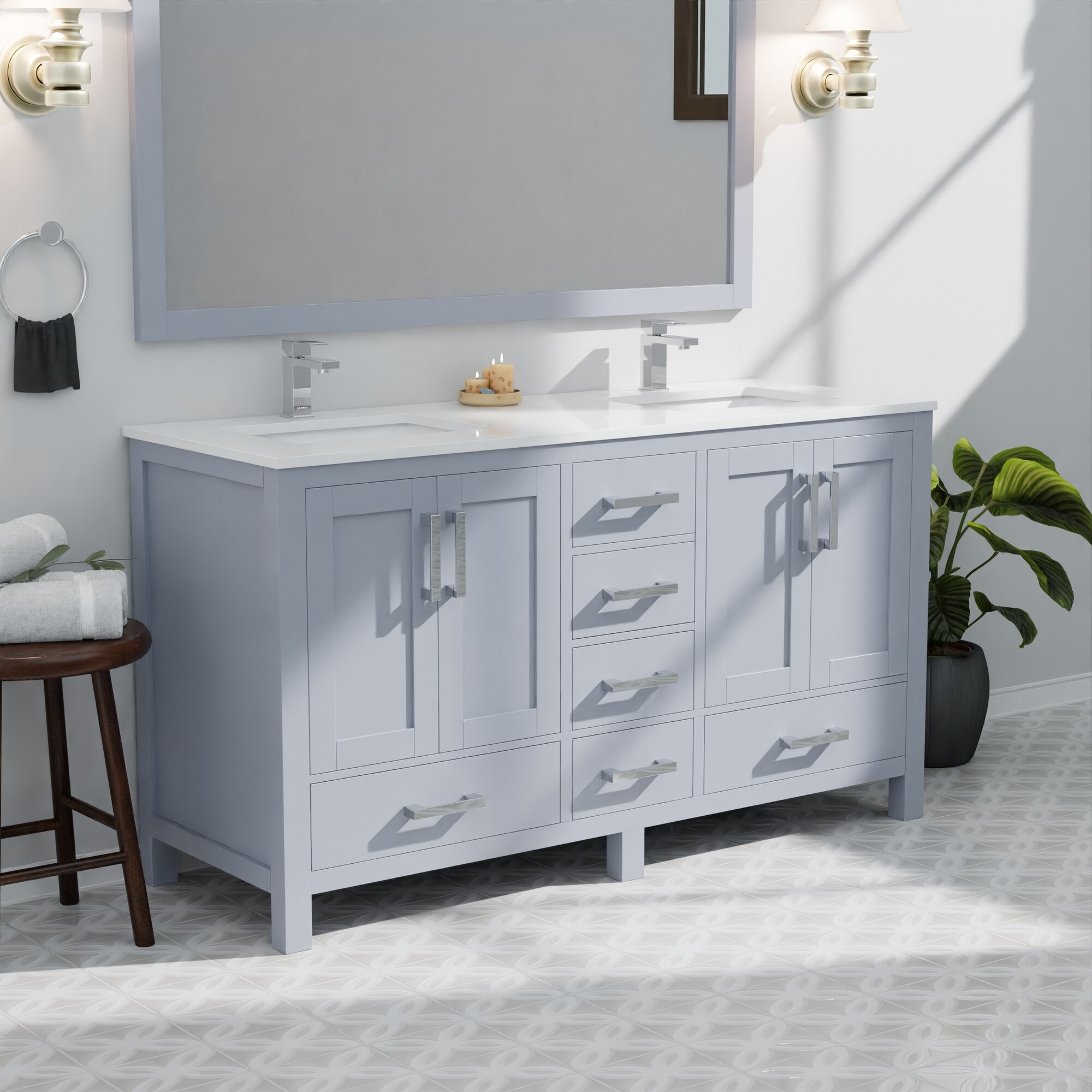 Lexora LVJ60DB311 Bath-Vanity-Combo - View #15