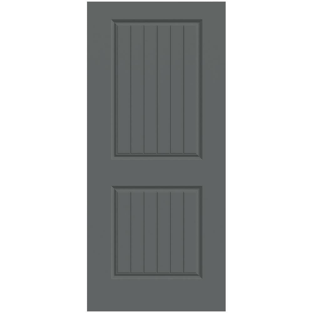 JELD-WEN LOWOLJW226300766 Corvado 32-in x 80-in Granite 2-panel Square Smooth Hollow Core Prefinished Molded Composite Slab Door