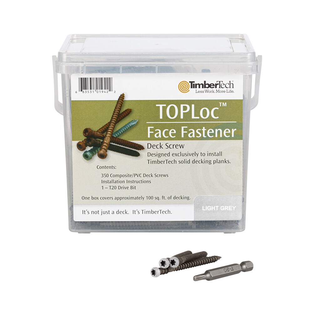 TimberTech TLOC350LG #8 x 2-1/2-in Composite Deck Screws ( 350 -Per Box )