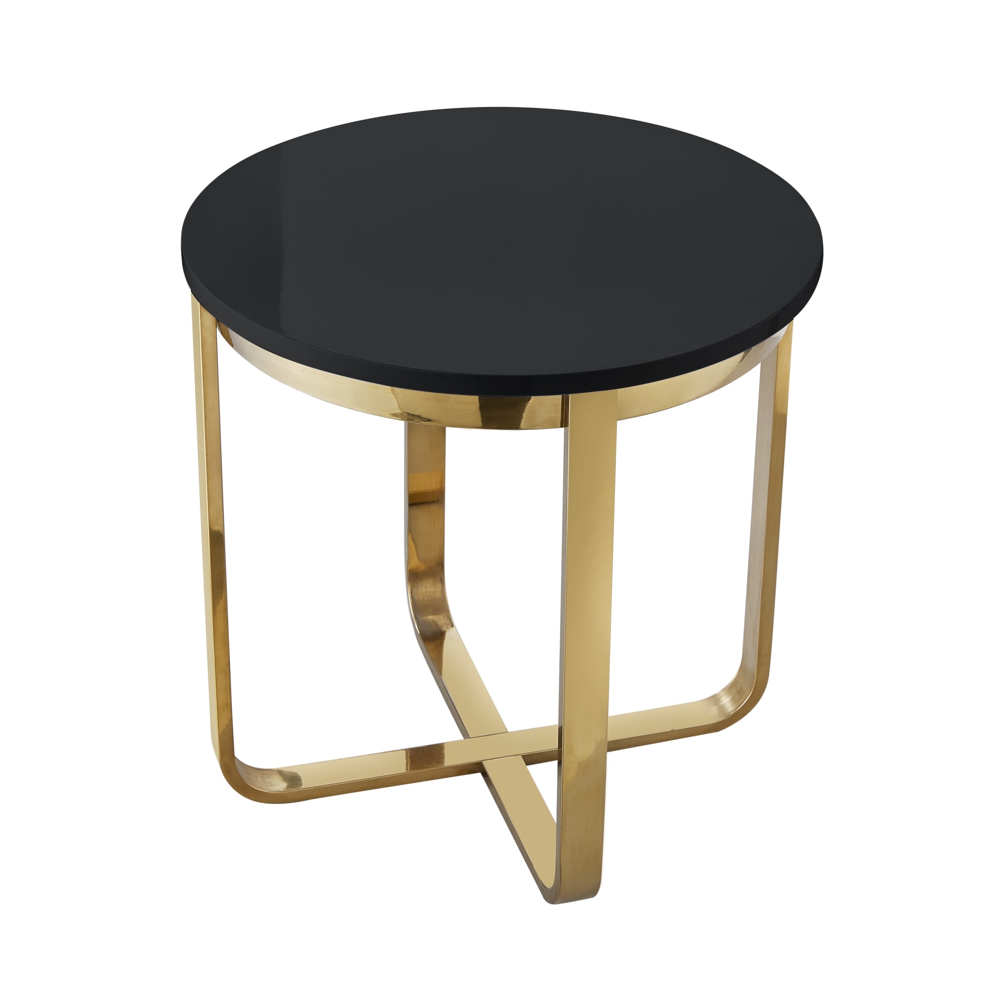 Living Room End Tables - From Black To Gold - Addicted 2 Decorating®