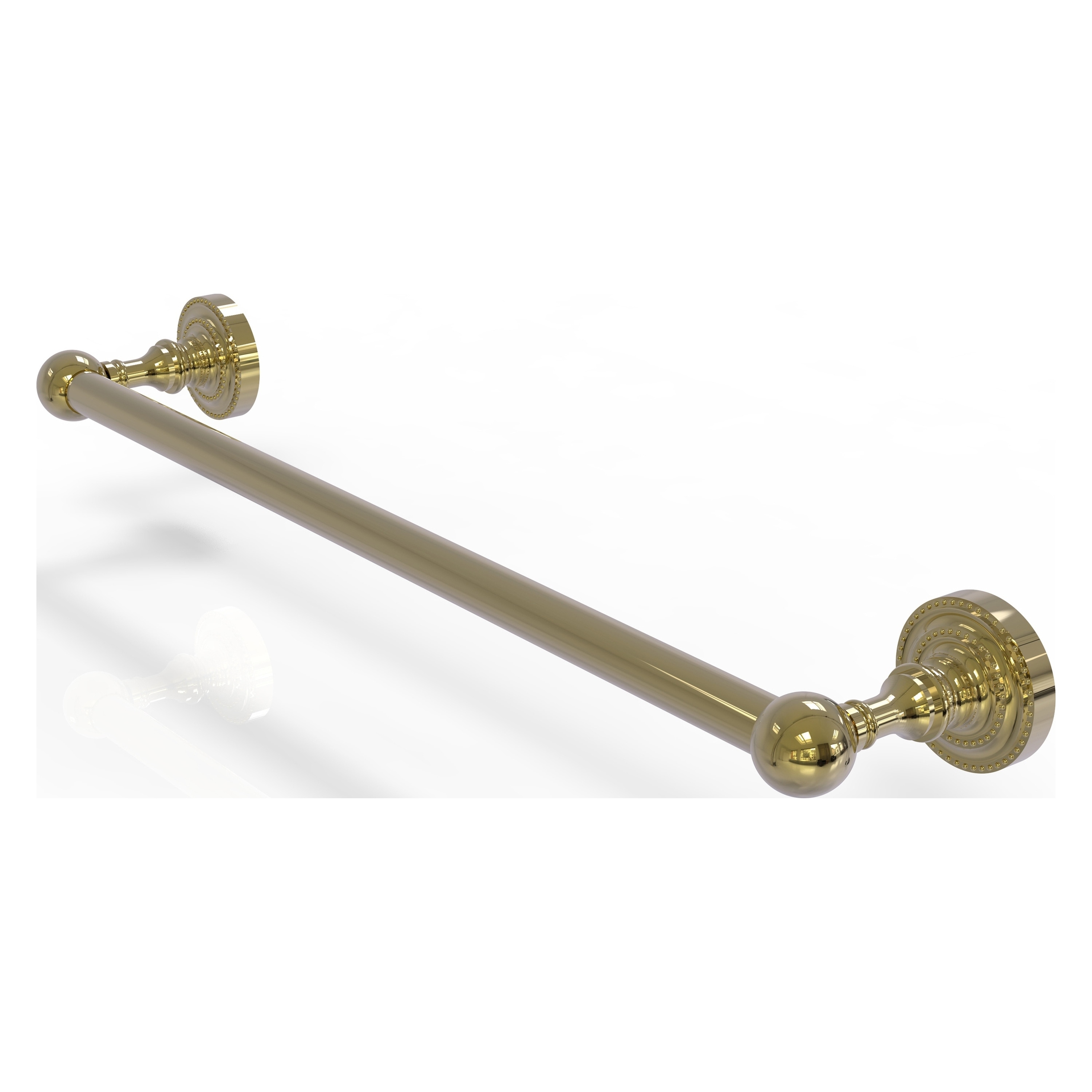 Allied Brass DT-41/18-UNL Dottingham 18-in Unlacquered Brass Wall mount Single Towel Bar