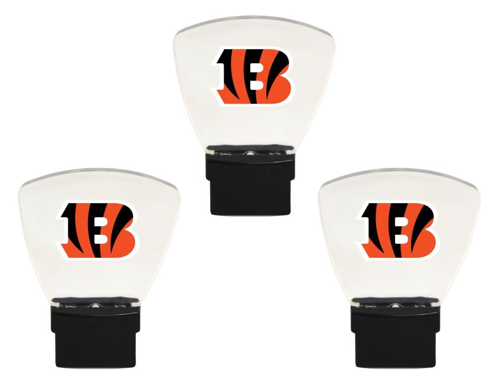 Authentic Street Signs Cincinnati Bengals 3-Pack Night Lights LED Auto  On/Off Night Light in the Night Lights department at