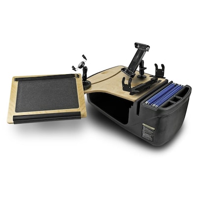 AutoExec AUE08100 iPad Efficiency GripMaster Car Desk with Built-in Power Inverter, X-Grip Phone Tablet Mount 