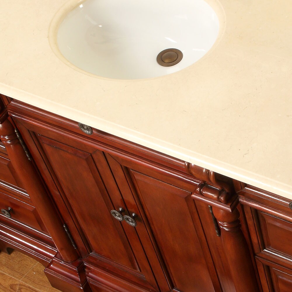 Silkroad Exclusive FS-0267-CM-UWC-62 Bath-Vanity-Combo - View #6