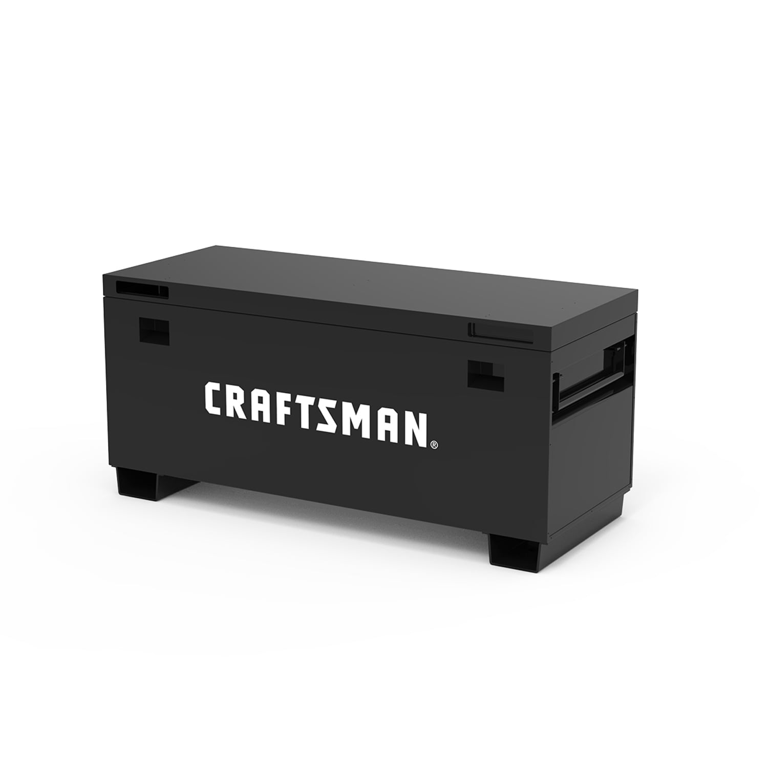 CRAFTSMAN 60-in W x 23.98-in L x 25.94-in H Black Steel Jobsite Box in ...