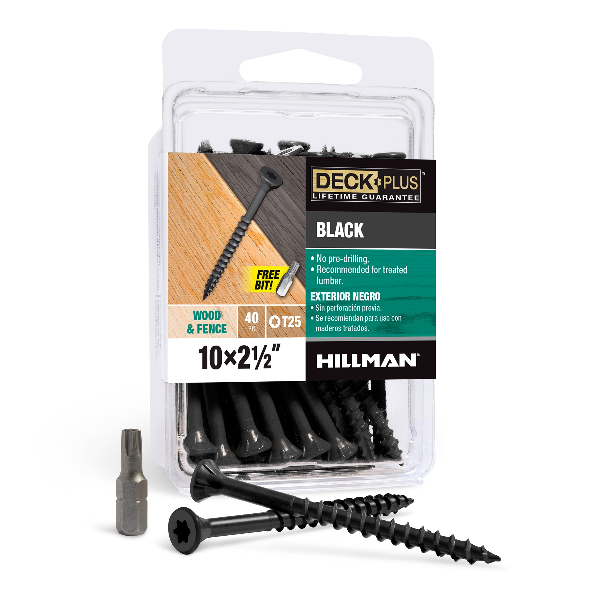 Deck Plus #10 x 2-1/2-in Wood to wood Deck Screws ( 40 -Per Box )
