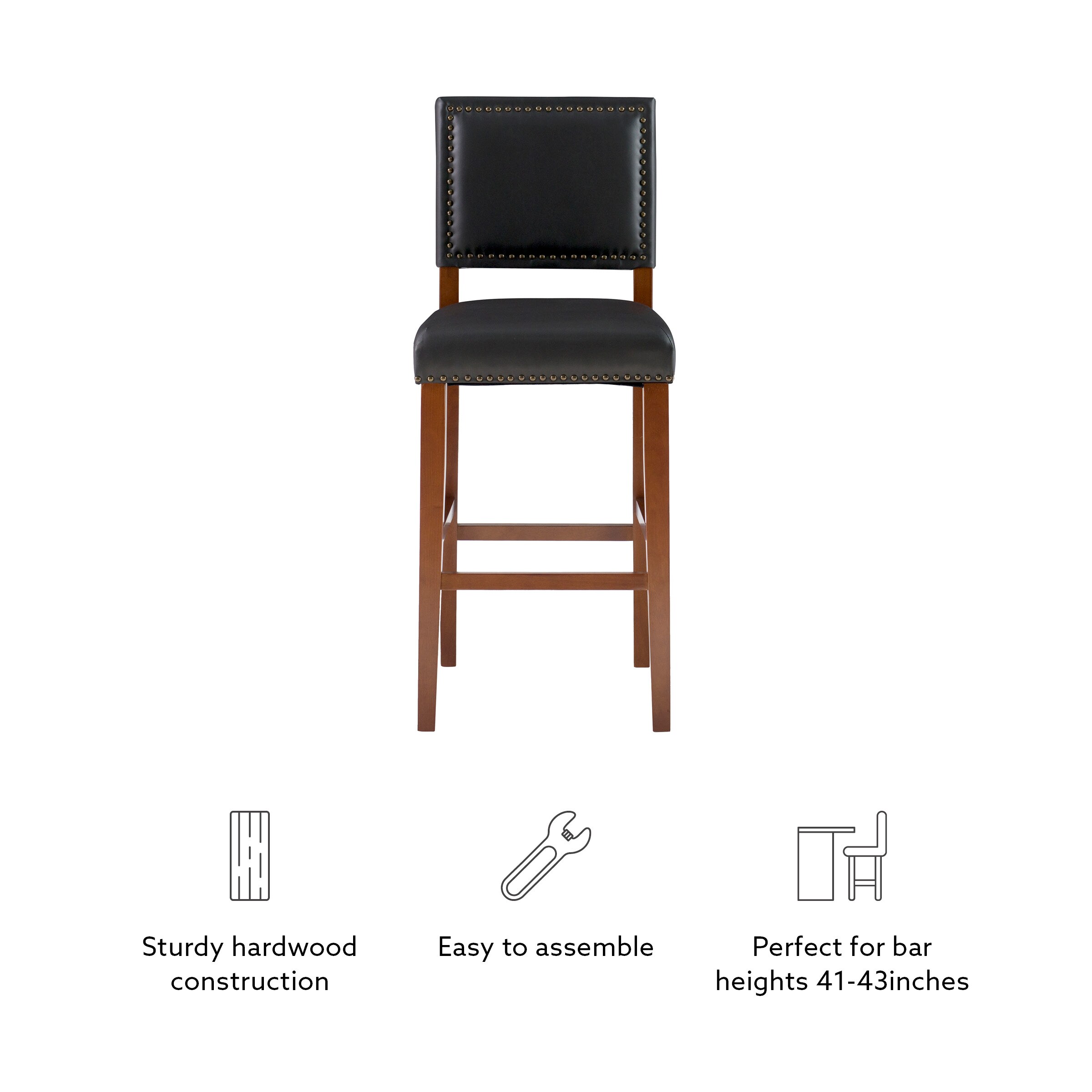 Linon 0233BLK01U stools - View #9