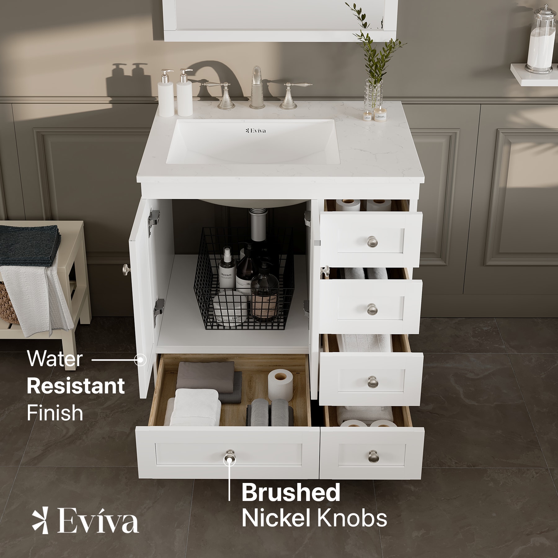 Eviva EVVN69-30WH-Q Bath-Vanity-Combo - View #3