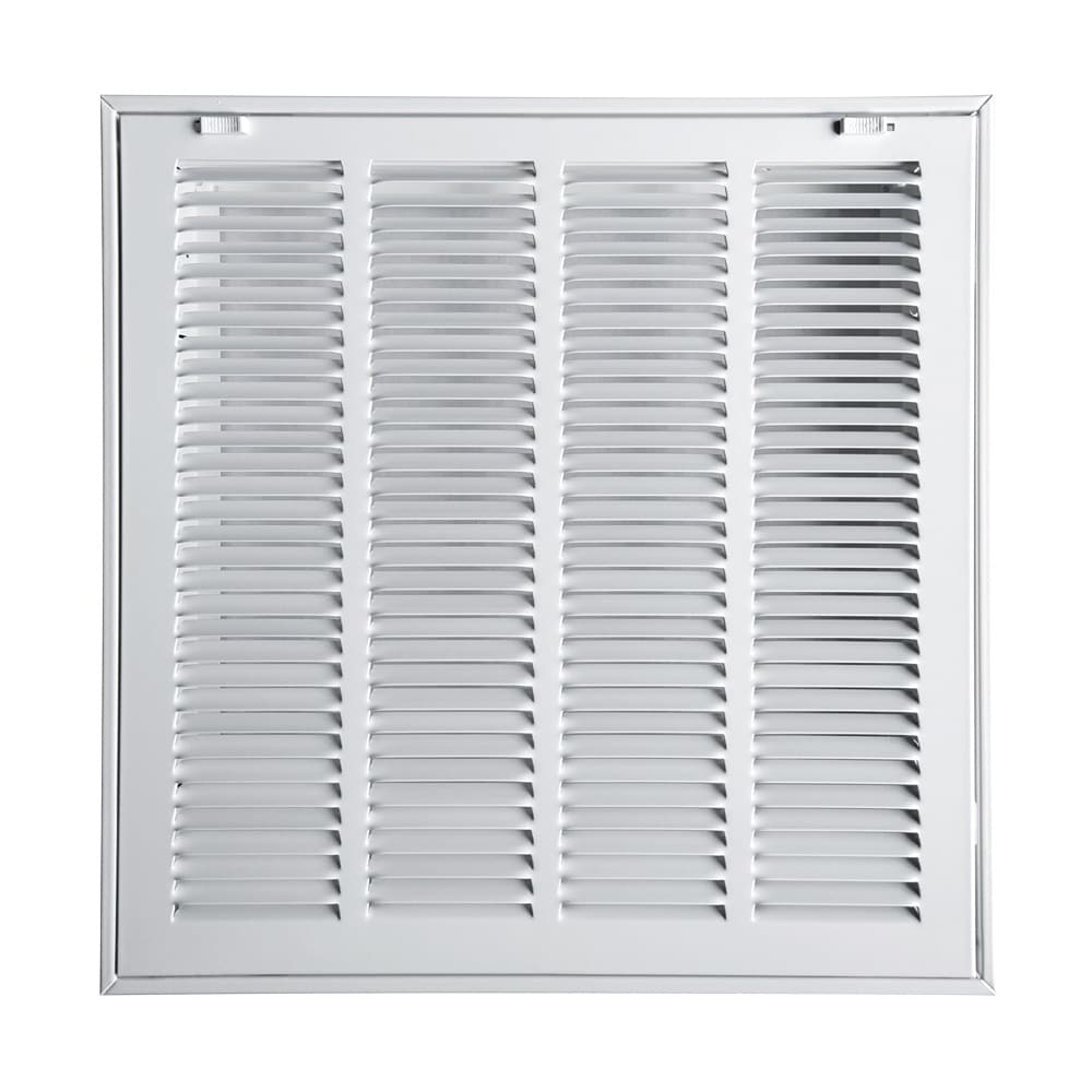 RELIABILT 7221616WH 16-in x 16-in Steel White Sidewall/Ceiling Filter grille