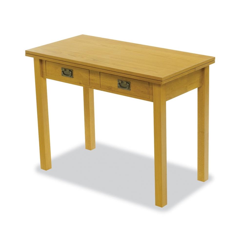 stakmore oak wood extending dining table with oak wood base