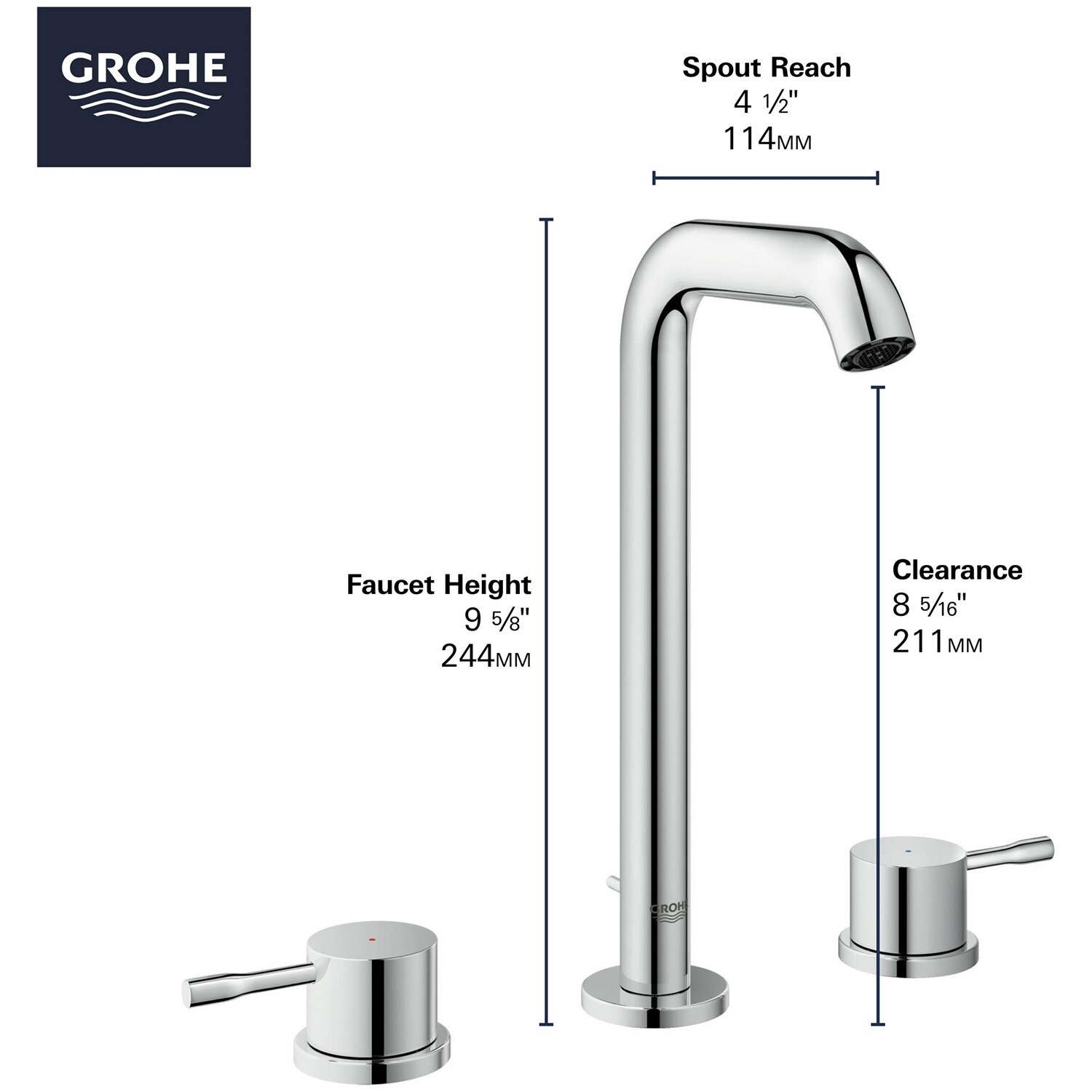 GROHE 2029700A Lavatory-Faucets - View #6