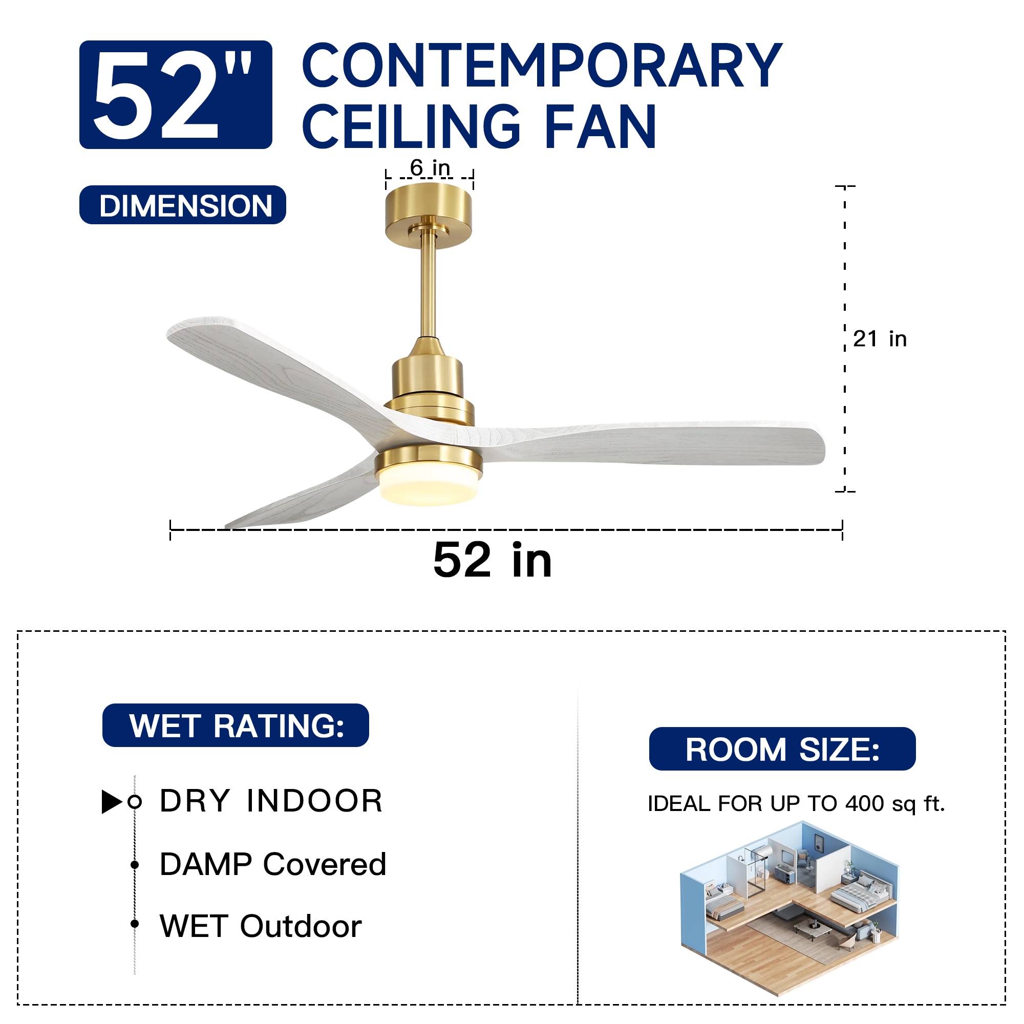  52LSP235358BRW Ceiling-Fans - View #5