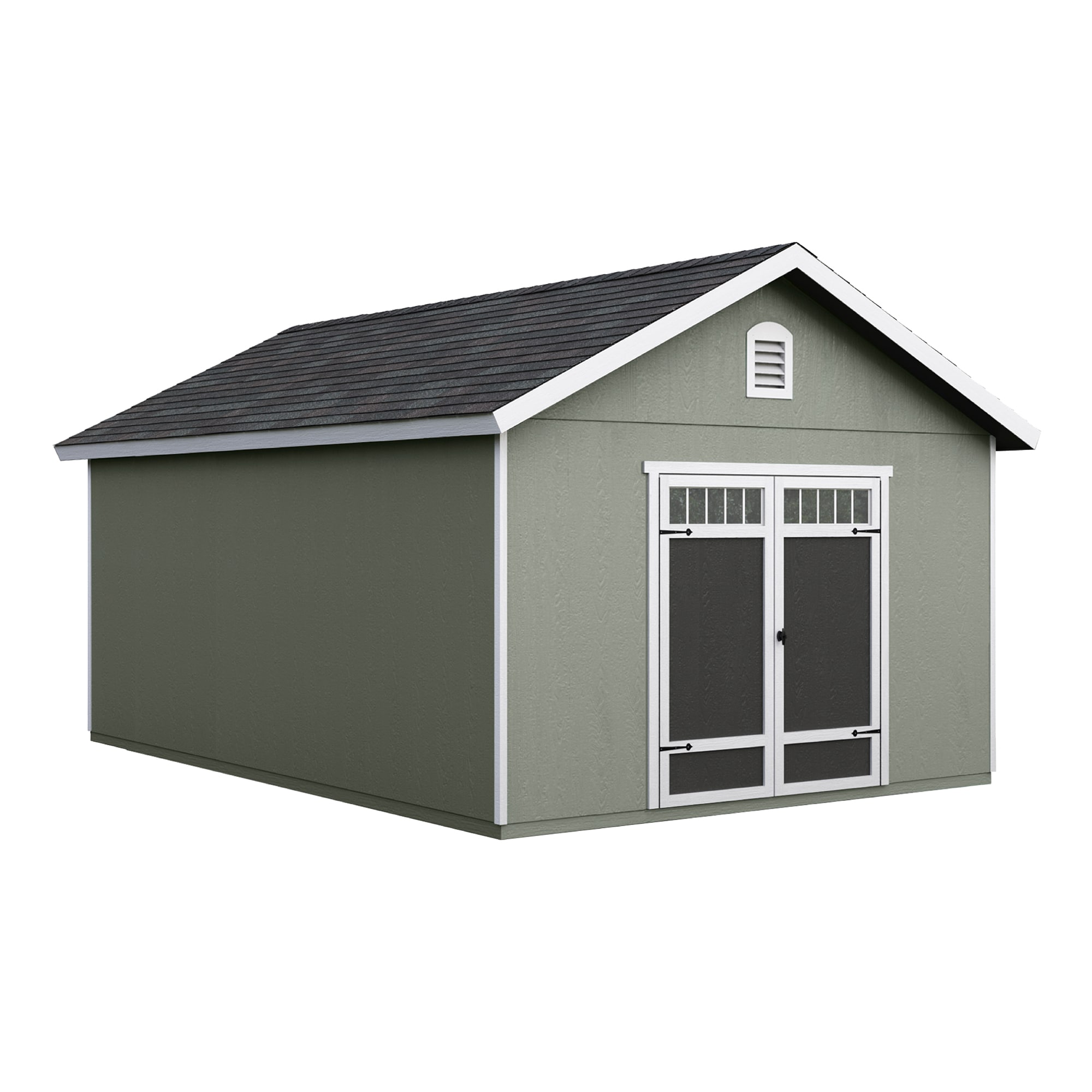 Heartland 19729-1 Asheville 12-ft x 20-ft Gable Style Wood Outdoor Storage Shed with 1 Doors