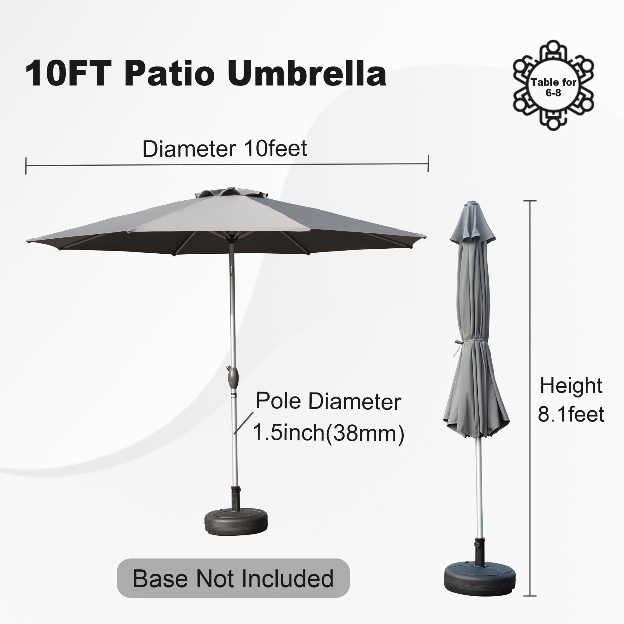 Clihome CL-CPL-95943 Umbrellas-2 - View #4