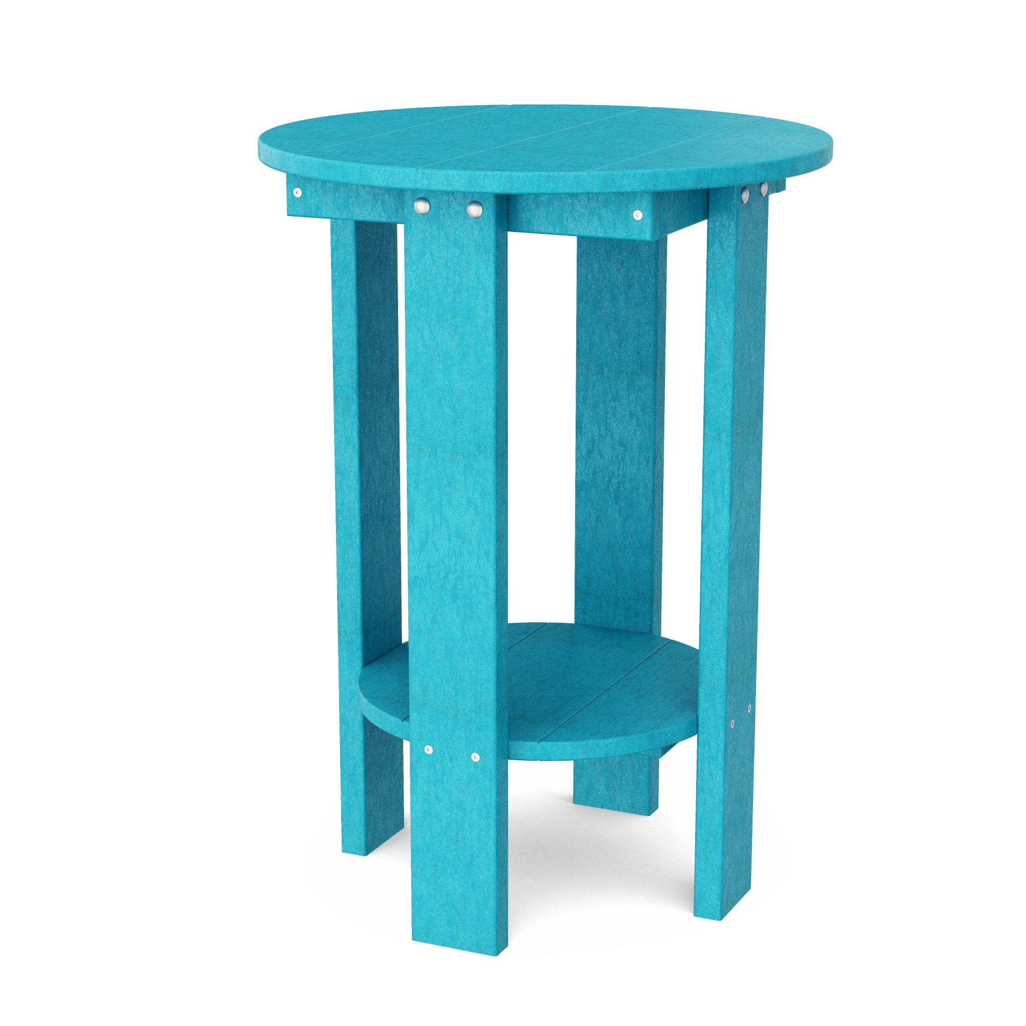 Wildridge LCC-152-AB Heritage Balcony Round Outdoor Balcony Table 20.5-in W x 20.5-in L