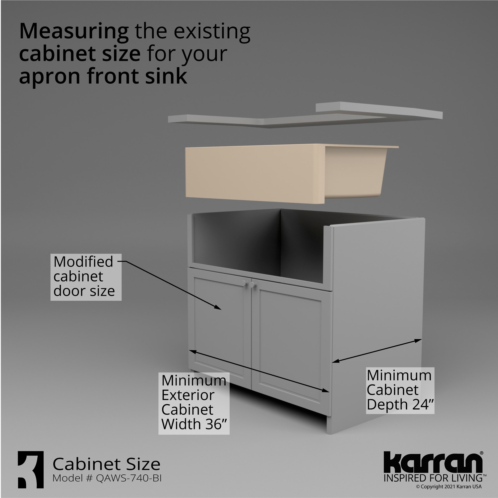 Karran QAWS-740-BI Kitchen-Sinks - View #9
