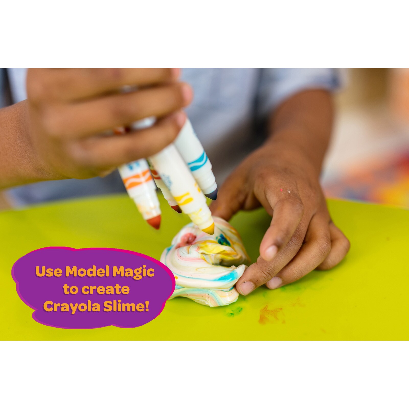 Crayola 2 LB Model Magic Resealable Bucket Air Dry Clay Arts Crafts - White