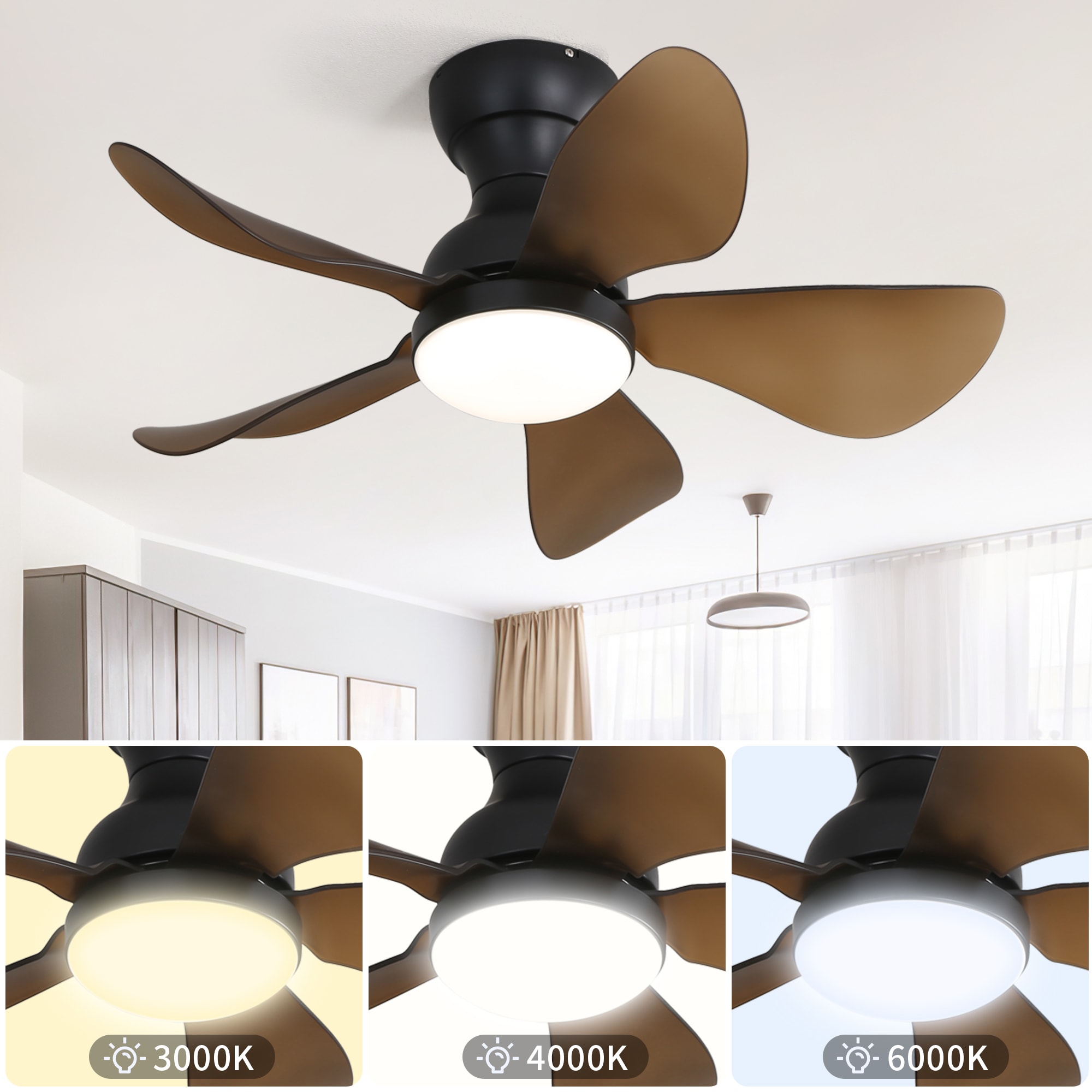 Bybafun YD1300062 Ceiling-Fans - View #3
