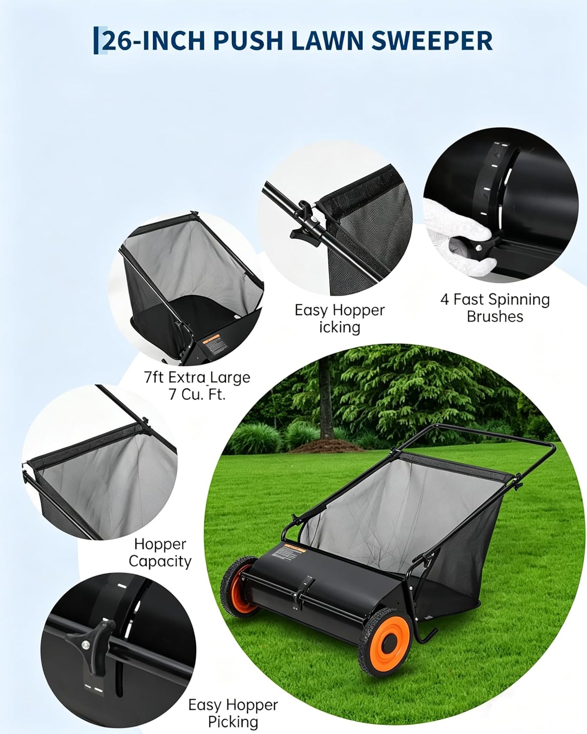 GAOMON LSPPJOK-QS61JXTFYU lawnsweeper - View #4