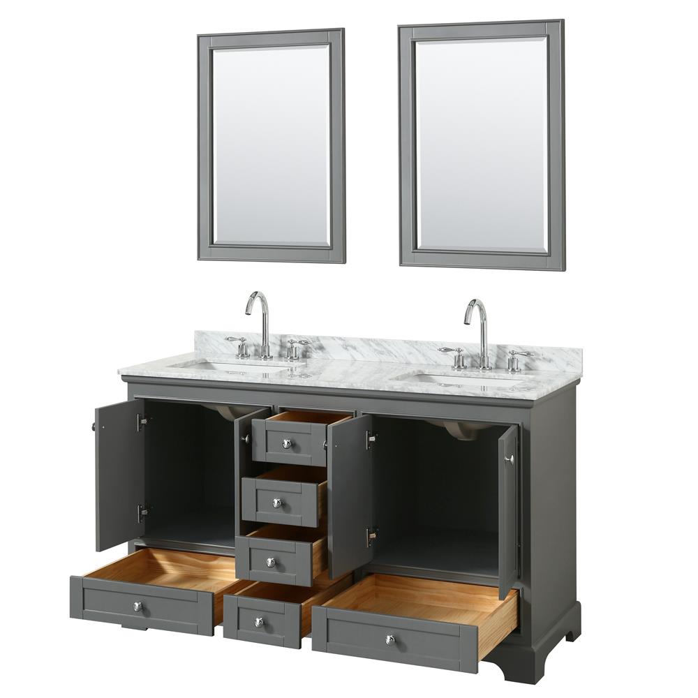 Wyndham Collection WCS202060DKGCMUNSM24 Bath-Vanity-Combo - View #2