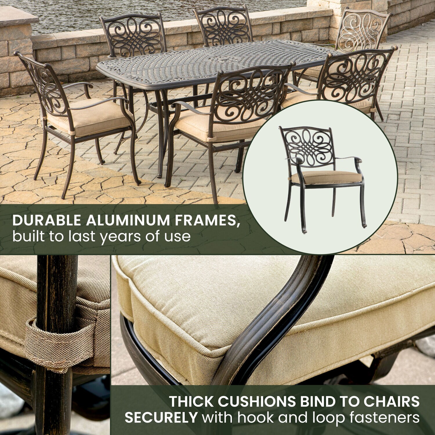 Hanover TRADITIONS7PC Patio-Dining-Sets - View #6
