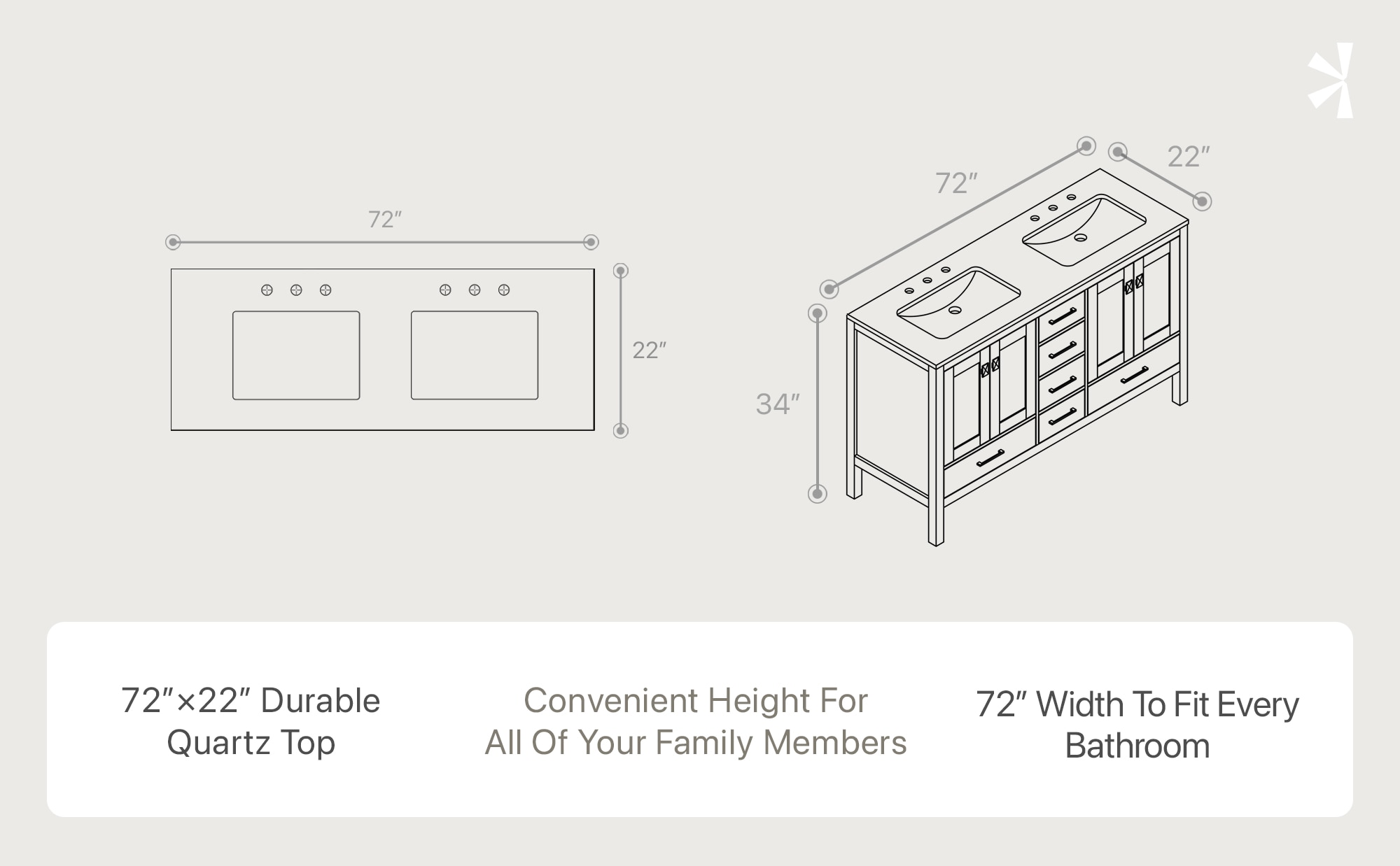 Eviva EVVN412-72BLU-Q Bath-Vanity-Combo - View #10