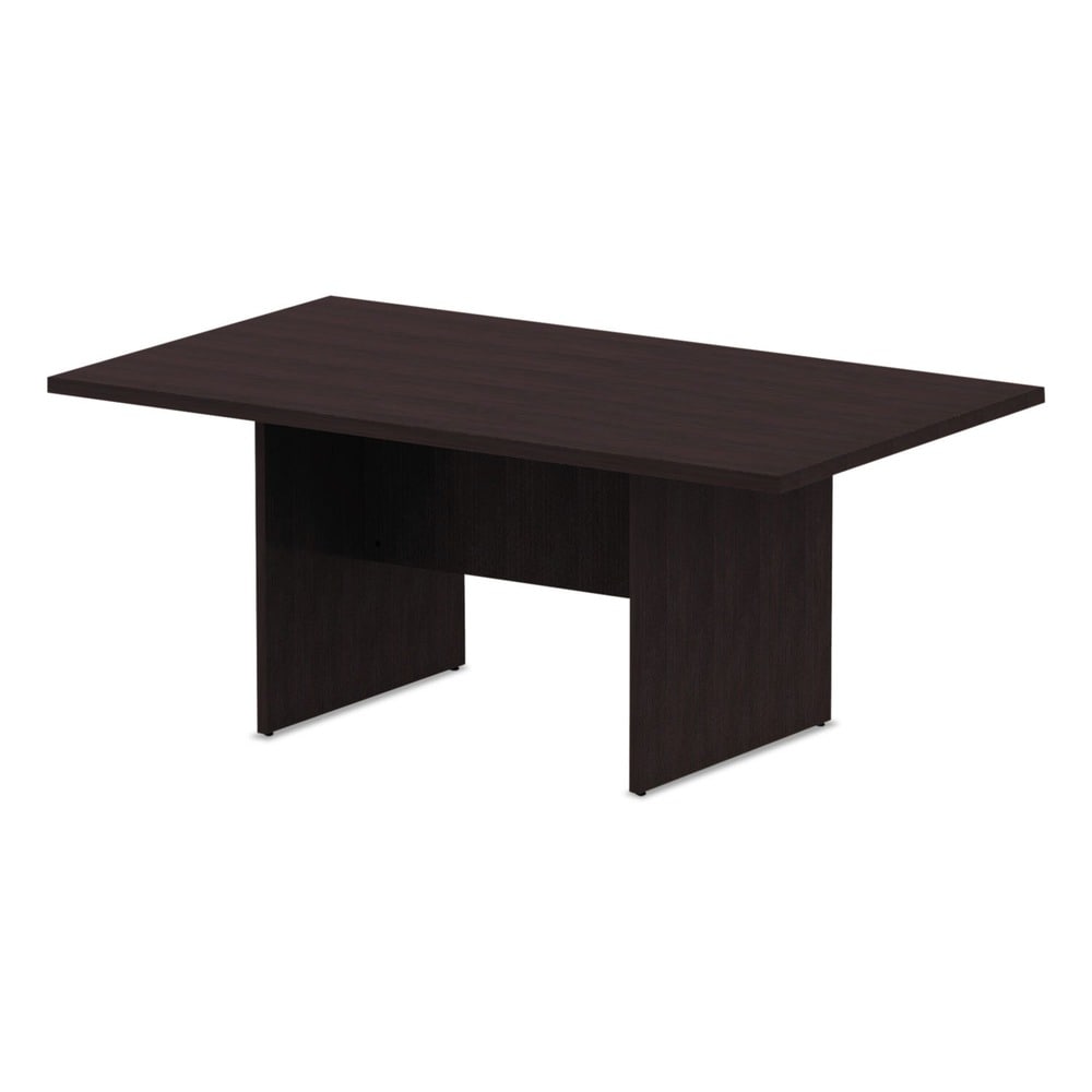 Alera ALENVA717242ES Valencia Series Espresso Rectangular Conference Table - 70.88 x 41.38 x 29.5 inches