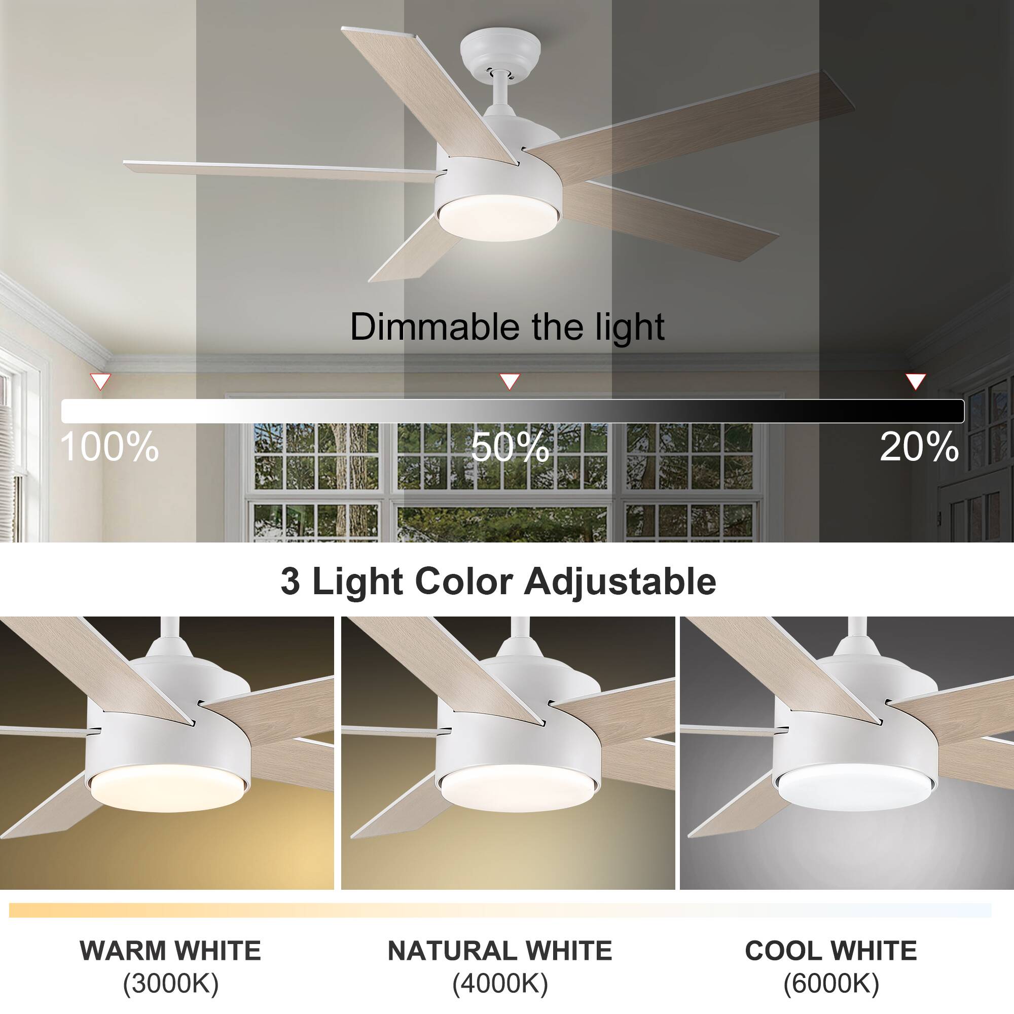 YUHAO LSAC1084WH52 Ceiling-Fans - View #14